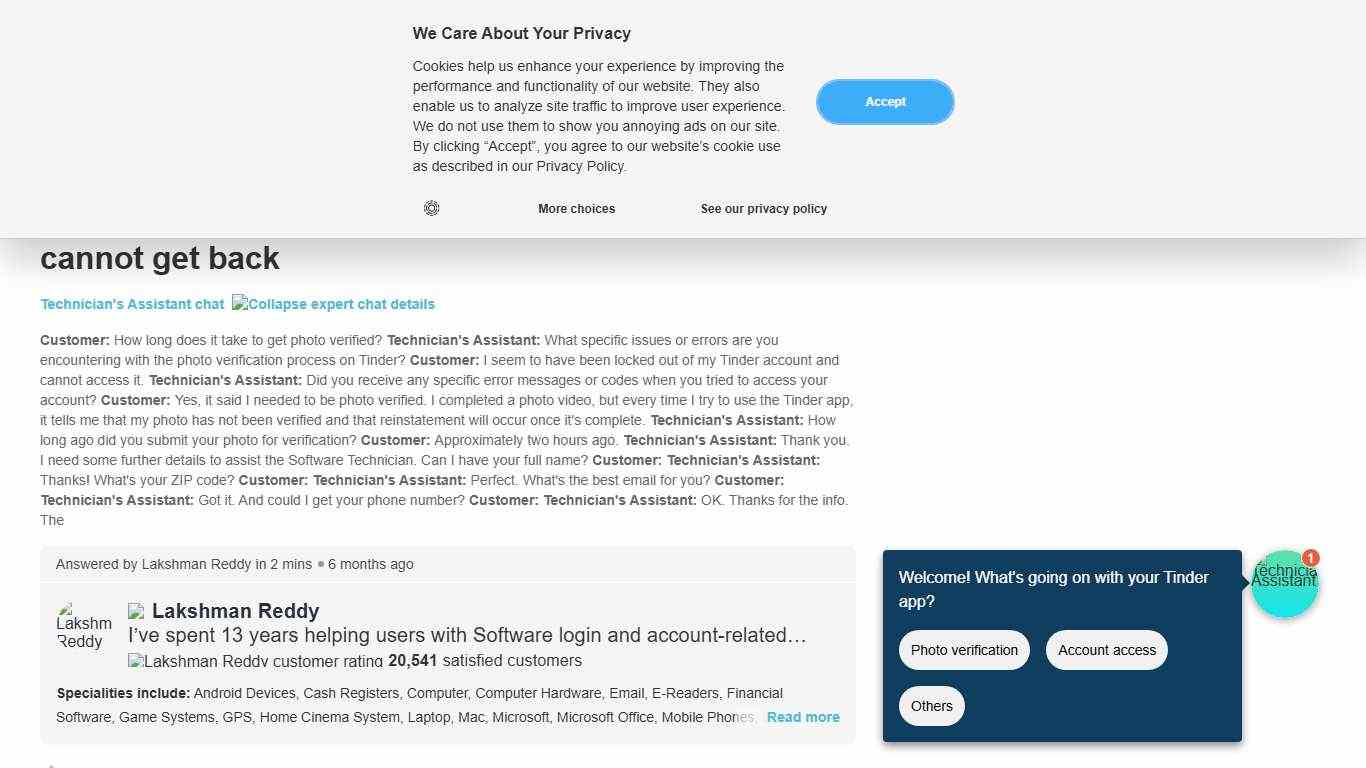 How long does it take to get photo verified? I seem to have been locked out of my Tinder account and I cannot get back
