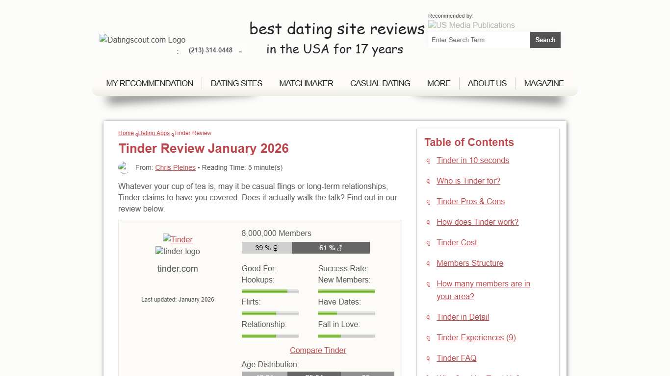 Tinder Review January 2026: Are You Ready to Swipe? - DatingScout